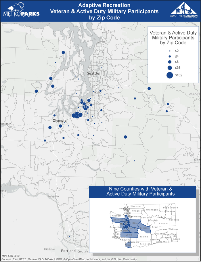 Adaptive Recreation Participant Map