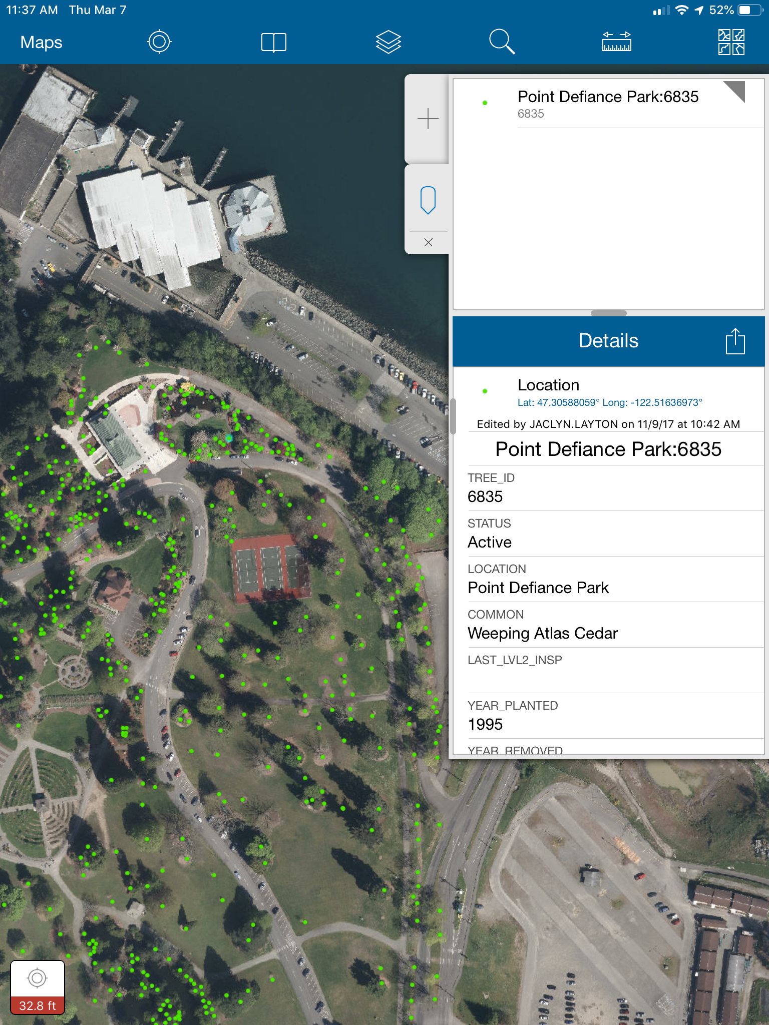 Tree Inventory Mobile App