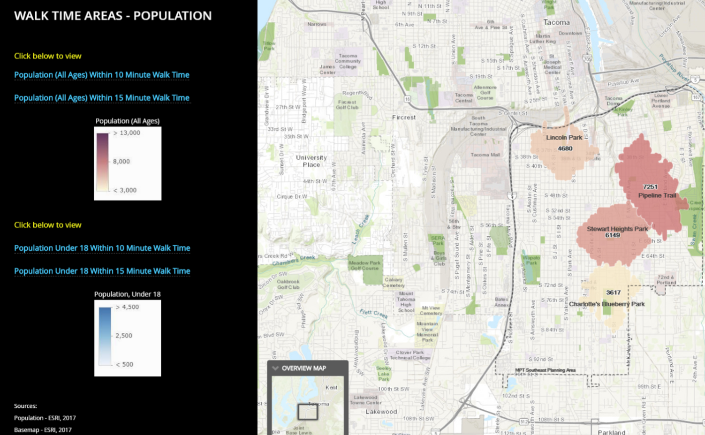 Park Walktime Story Map